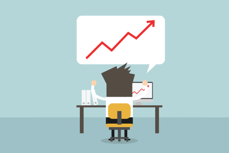 man sales increasing graphs